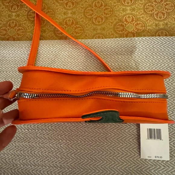 🎃 NWT Betsey Johnson Kitsch Orange Pumpkin Crossbody Bag/Purse Xoginger 🎃 - Picture 4 of 12